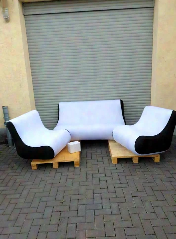 Tego pro AIR Sitzgruppe Chair Couch weiß Stuhl Sofa Beach Strand Sitz