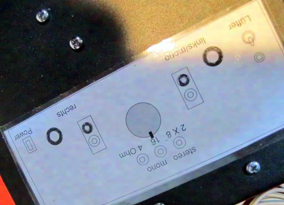 Ton Testgerät - Ton Testgerät 2 Stage Line PAB-58/sw Lautsprecher