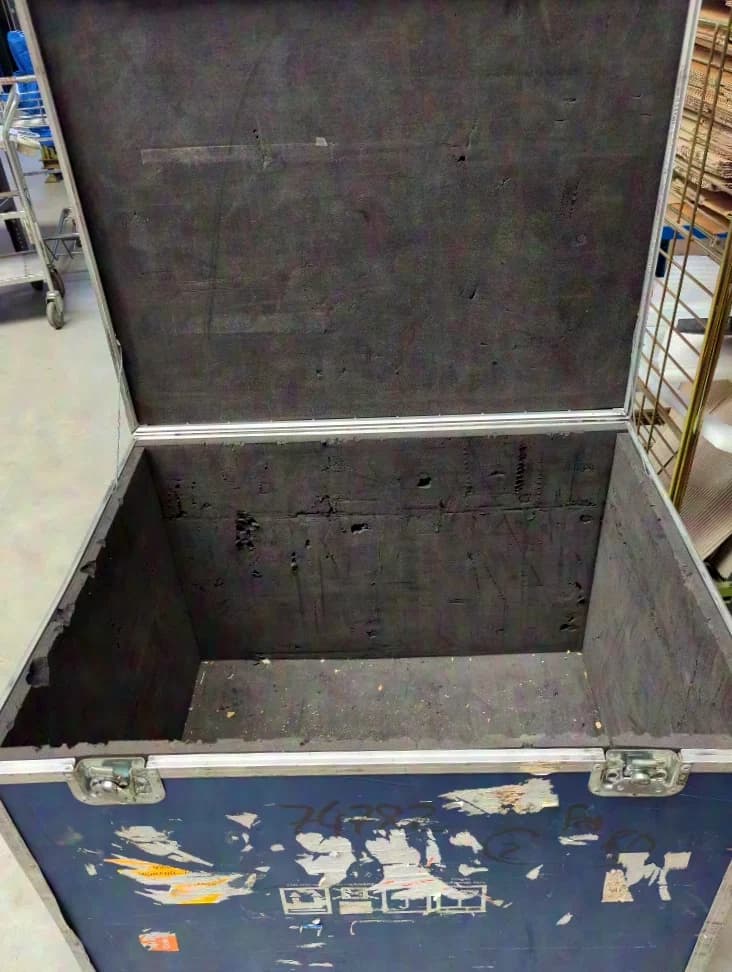 Unbekannt Großes Rollcase / Flightcase Transportcase 89 × 70 × 80 cm