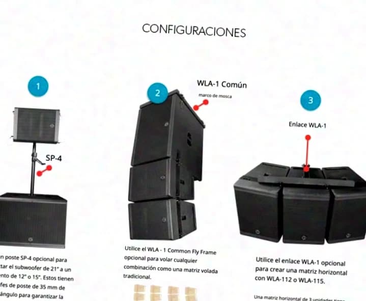 Wharfedale pro Line array wla 1