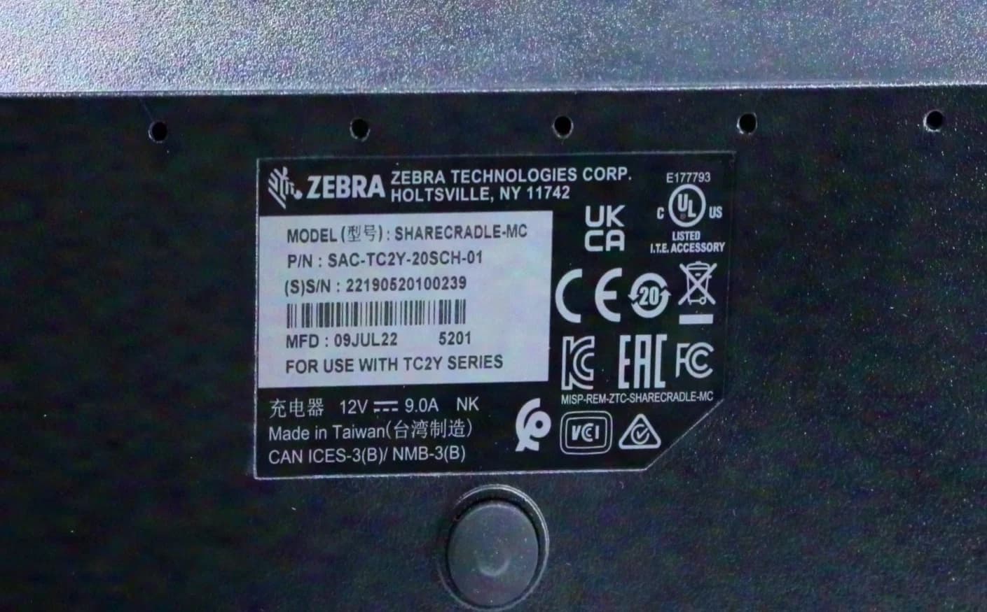 ZEBRA TECHNOLOGIES Zebra 20-fach-Akkuladestation, SAC-TC2Y-20SCH-01