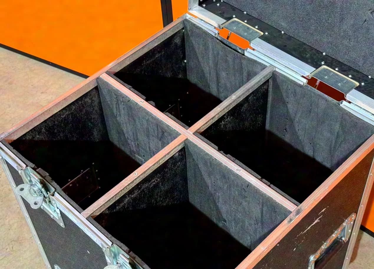 amptown CASES Truhen-Case mit 4 Fächer | passend für ETC SOURCE FOUR 750