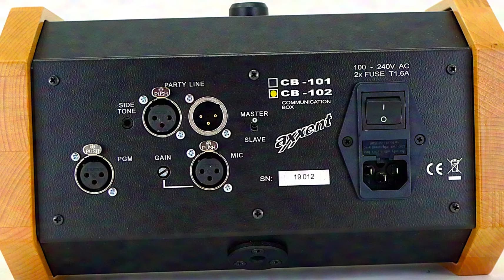 axxent Combox Intercom Shoutbox/Hauptstation.