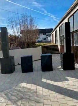 dB Technologies SUB 915 Aktiv-Subwoofer inklusive Hülle