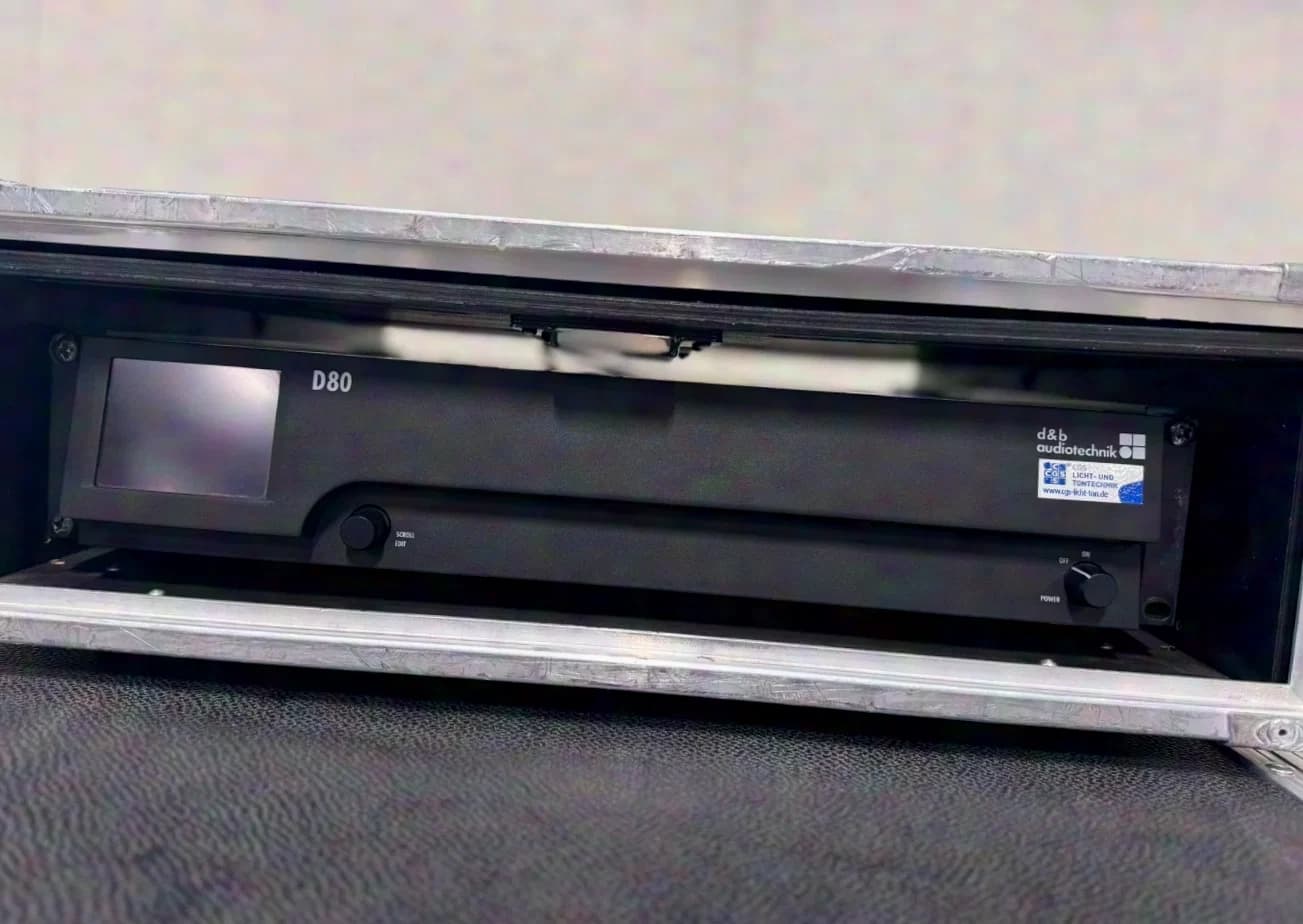 d&b - Audiotechnik D80 Amp im Singlecase