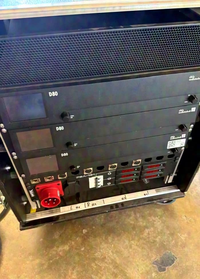 d&b D80 3er Amp Rack D80