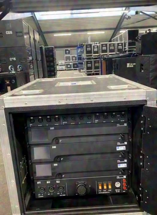 d&b audiotechnik D80 3-fach Rack LKA25/NLT8