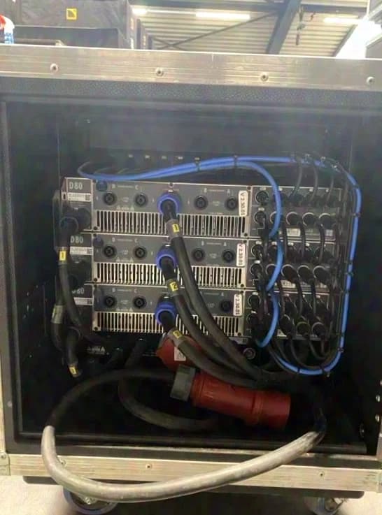d&b audiotechnik D80 3-fach Rack LKA25/NLT8