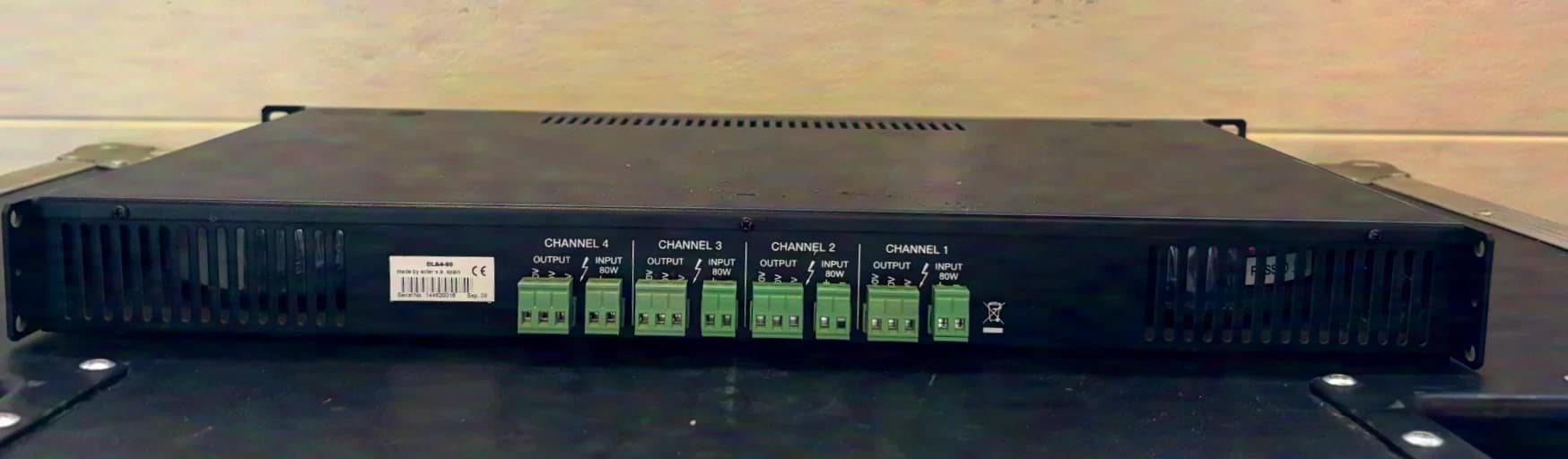 ecler DLA4-80 70/100V 4 Channel Line Adaptor