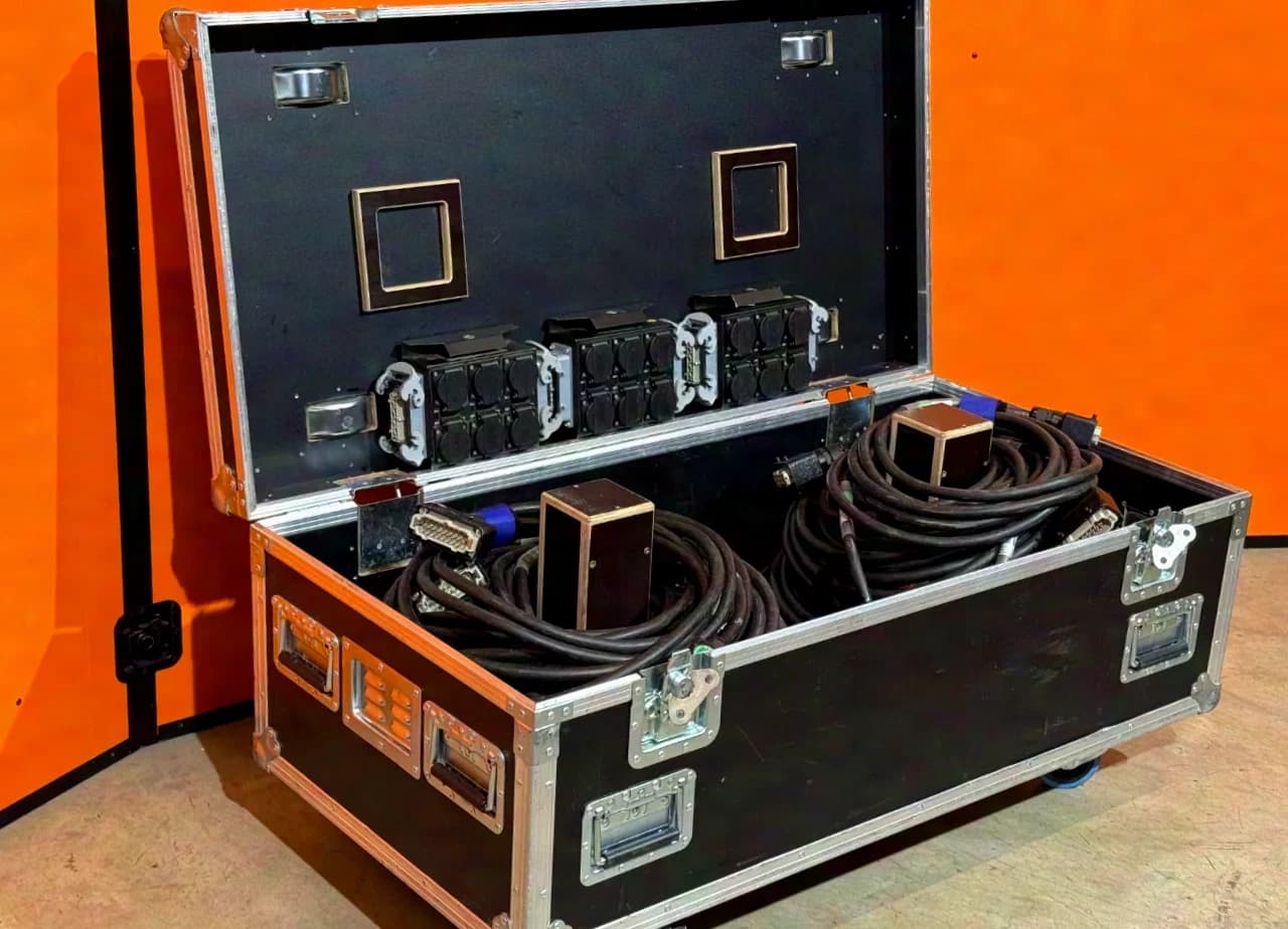 n.N. Harting HAN-16 Lastkabel Set inkl. Case mit Wickeldorn