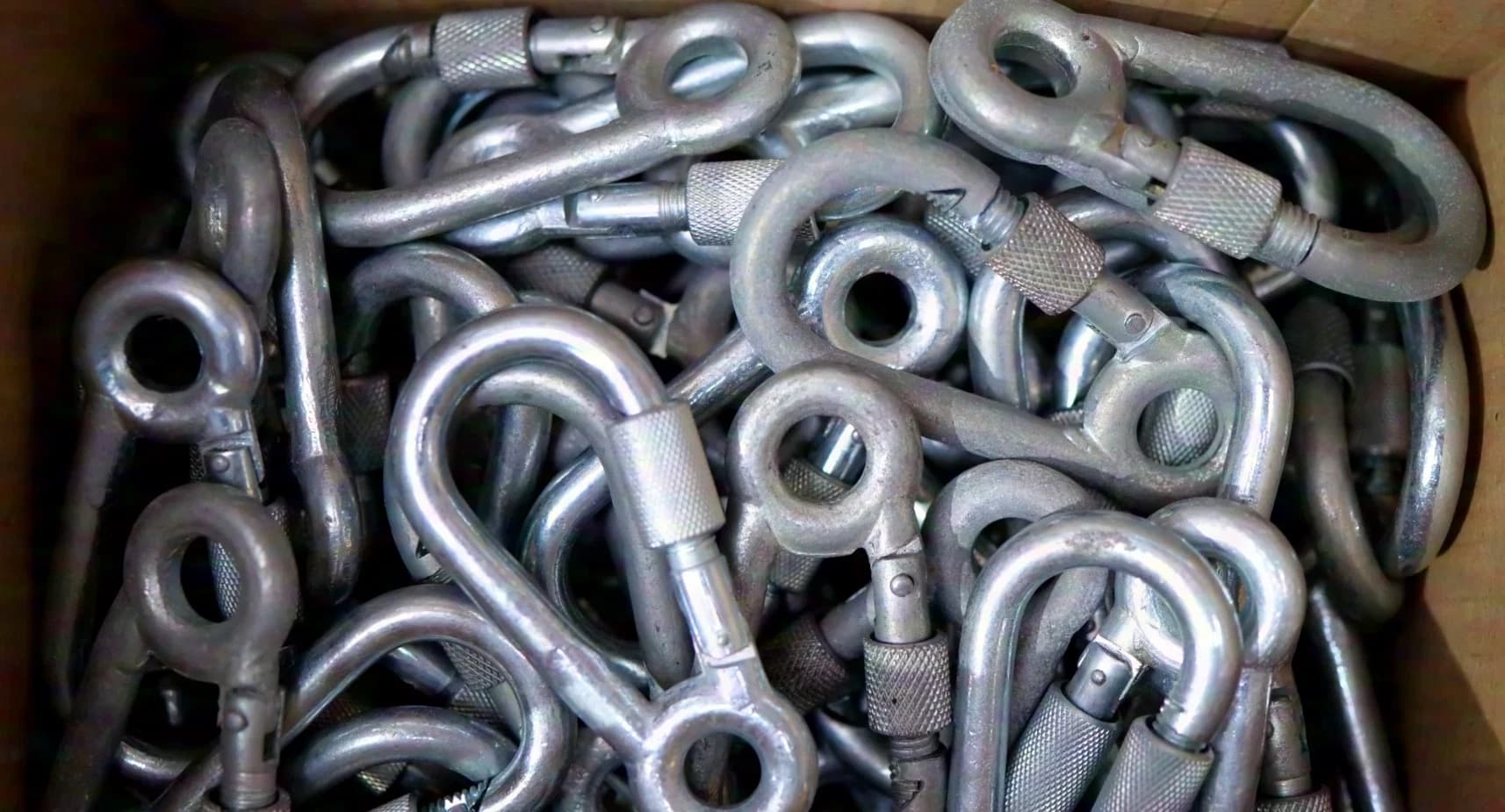 n.a. Karabiner m. Ringöse & Gewinde (4,8 kg Set)