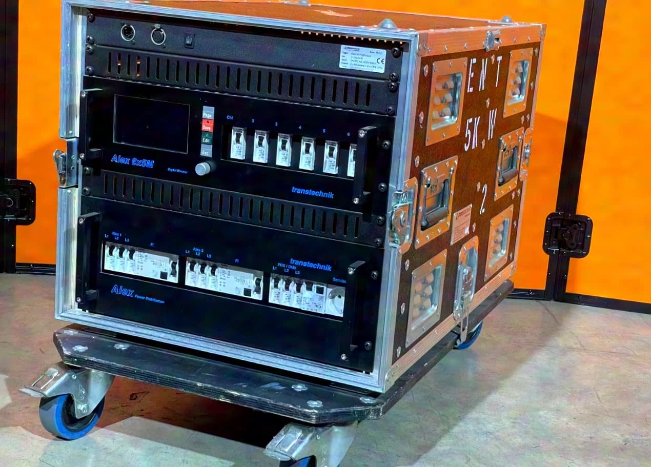 transtechnik ALEX 6x5 M | 6x5kW Dimmerpack inkl. Stromverteiler & Rack