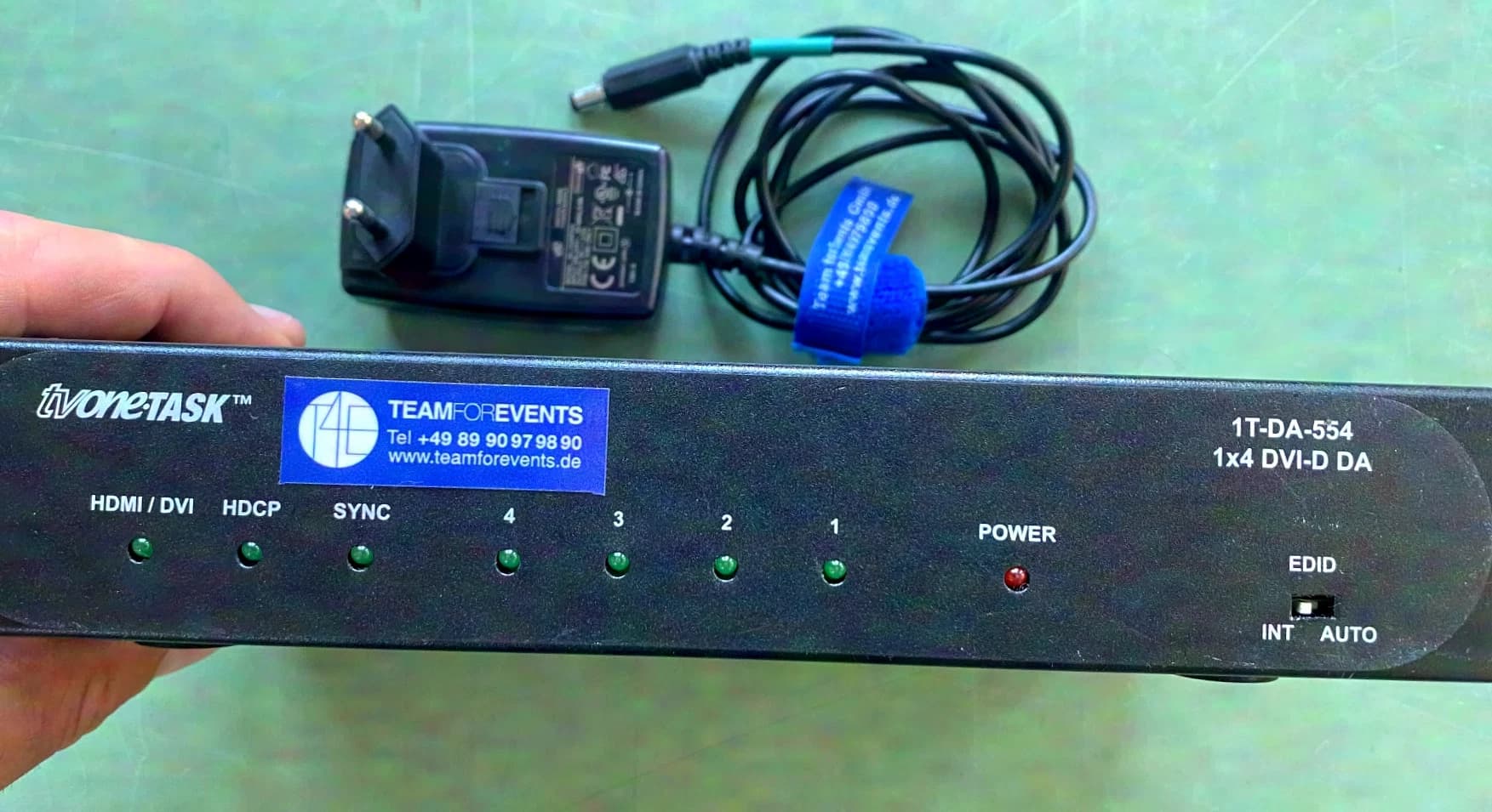 tvone-TASK T-DA-554 4 Port DVI-D Splitter mit EDID Manager