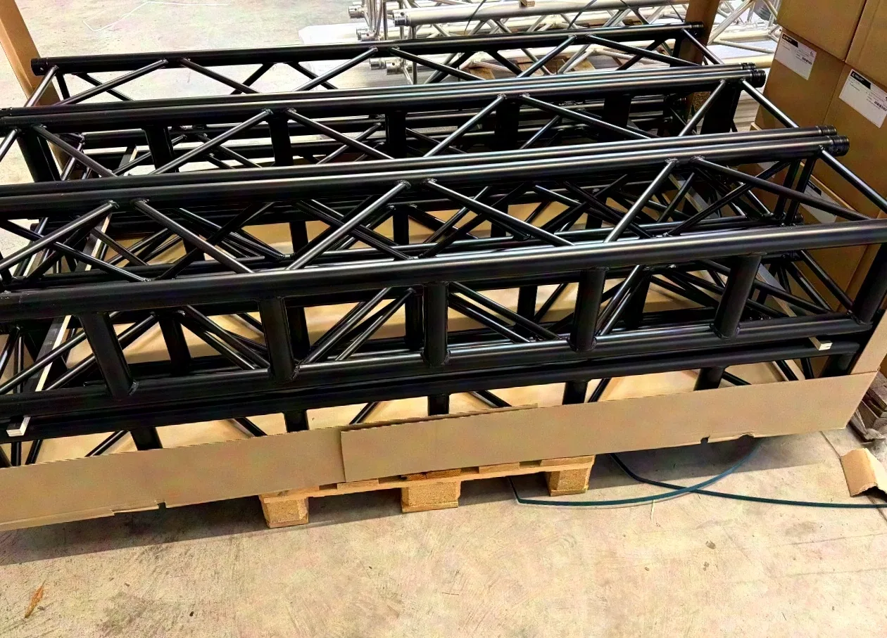 Prolyte H40R-L200 Truss 200cm Gerade Alu schwarz 3mm 4-Punkt Traverse 2m