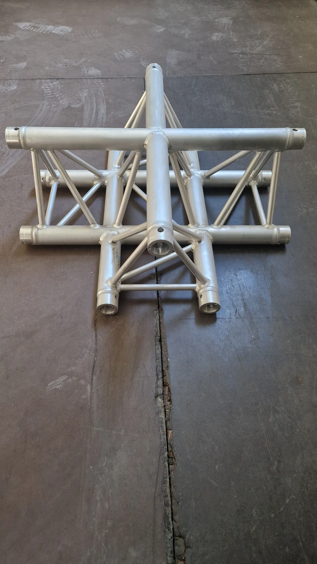 Aluminiumrahmen – X-förmiger Verbinder – 2 Stück
