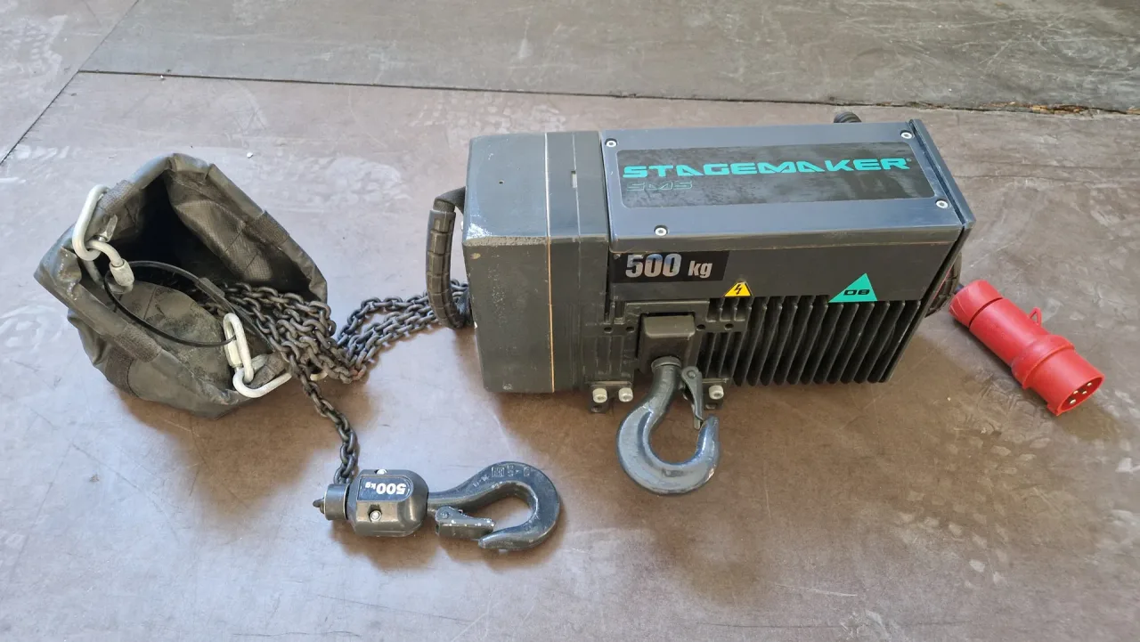 4 Verlinde 500kg Motorhebezeuge + Steuereinheit