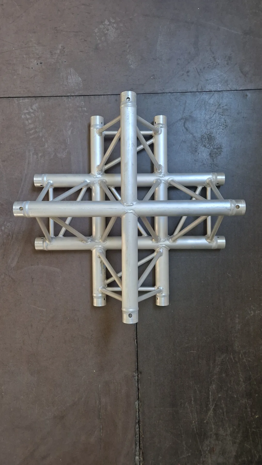 Aluminiumrahmen – X-förmiger Verbinder – 2 Stück
