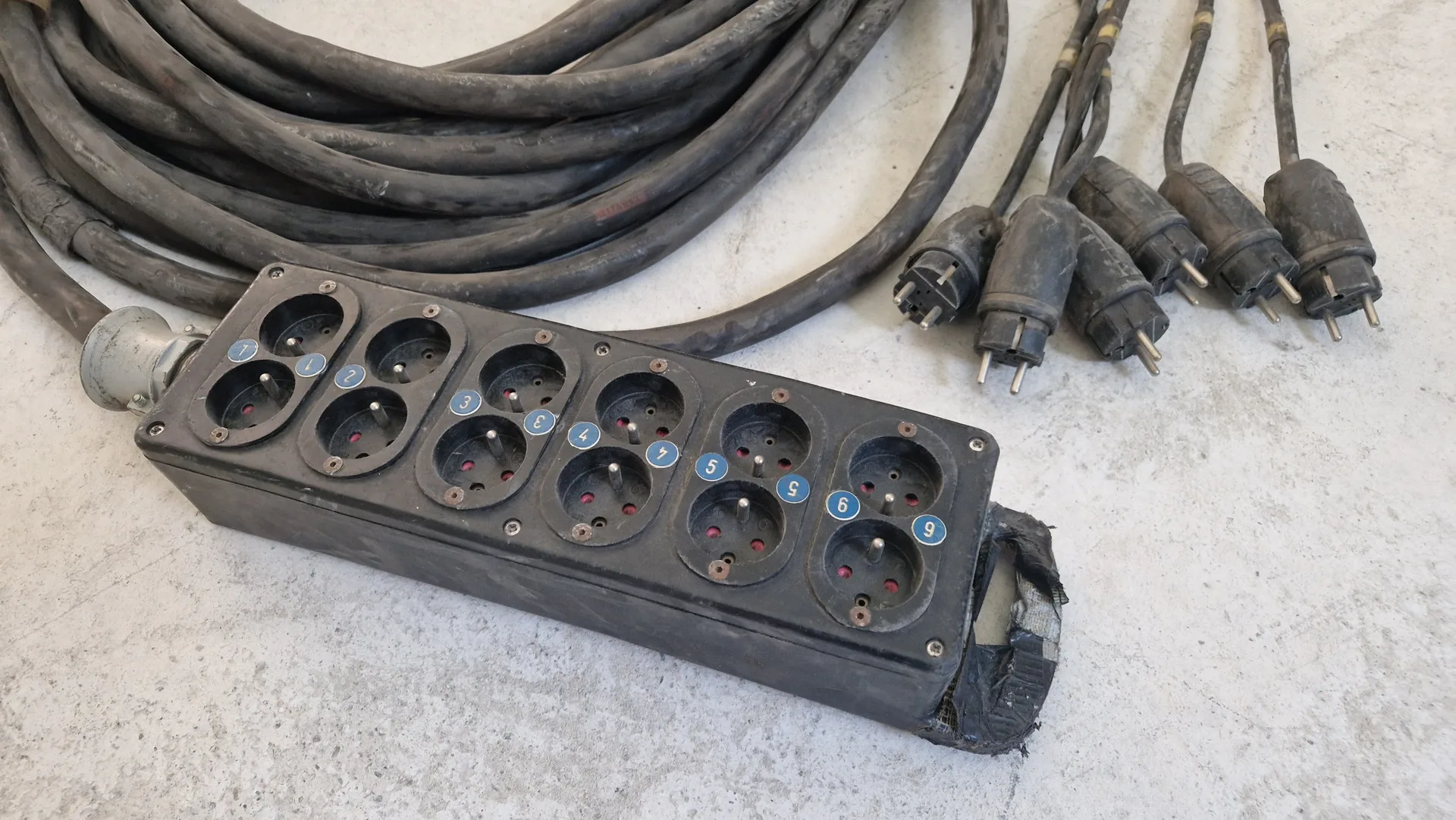 Verlängerungskabel – 25 Meter – 6xPC16