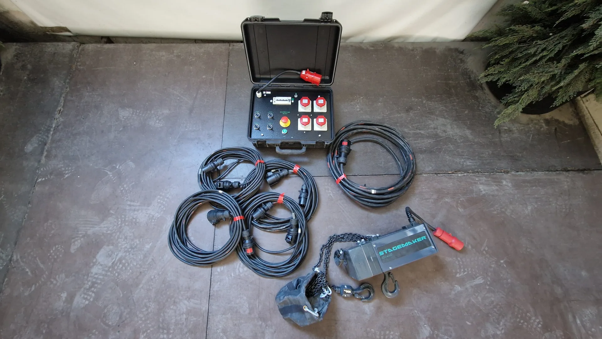 4 Verlinde 500kg Motorhebezeuge + Steuereinheit